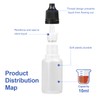 DONQL DONQL 10ml Dropper Bottle Small Plastic Bottles Liquid Container