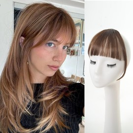 Clip on Bangs for Women Fake Bangs Clip in Bangs Suitable for Women's Daily Wear