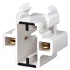 Leviton Gx23, Gx23-2 Base, 2-Pin, Compact Fluorescent Lampholder, 26720-100, White