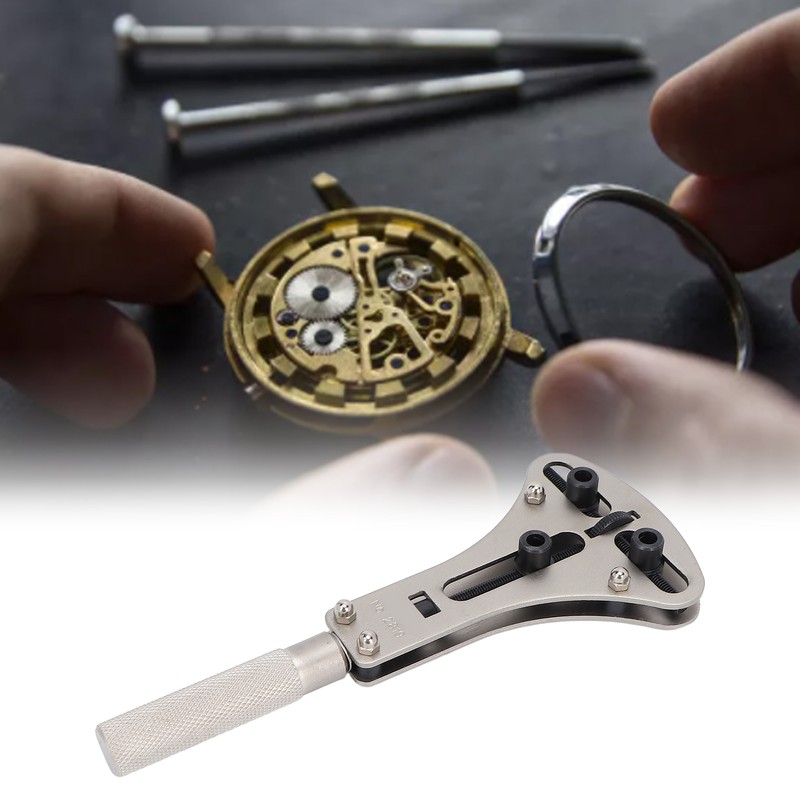Professional Three Feet Watch Back Opener Alloy Watch Case Opener