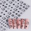 Nail art 6 types of cute character cat nail stickers - Cute Sticker DP - 819 / 네일아트 귀여운 케릭터 냥이 고양이 네일스티커 6종 - 귀욤스티커 DP - 819