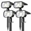 NYMPHY Solar Lights Outdoor Waterproof IP68, 56 LED 3 Lighting