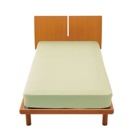 100*200*32cm Green 100% Cotton 100% Antibacterial Deodorization Bed Sheet Made in Japan Fitted Sheet Single