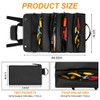 Adiwo Tool Roll Bag, Tool Roll Pouch with 4 Zip