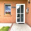 Cleverry House Number, 20 cm High, Anthracite RAL 7016, Powder-Coated