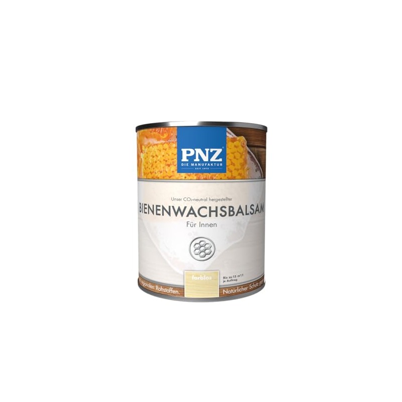 PNZ Beeswax Balm Inside, Sustainably Made with Regional Raw Materials,