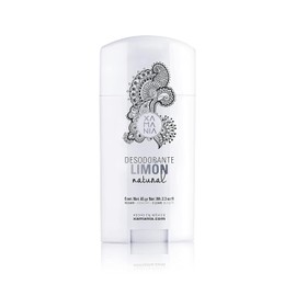 XAMANIA Desodorante 100% Natural, Limón y Tea Tree. Ideal para Mujeres, Hombres y Niños Protección 24H Vegano, Sin Aluminio 65 gr