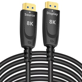 DTECH 8K Fiber Optic HDMI Cable 10M 8K@60HZ 4K@120Hz 2K@144Hz 48Gbps 3D eARC DTS:X Atoms HDMI Cable Ultra High Speed Transmission Ultra HDR SBTM VRR ALLM QFT QMS HDMI Cable PC Monitor TV