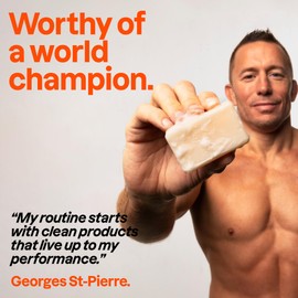 ATTITUDE Bar Soap Body Wash for Men, For Body and Hands, 99% Natural Origin Ingredients with Avocado Oil, EWG Verified, Matcha & Bergamot, 4 Oz (Pack Of 6)