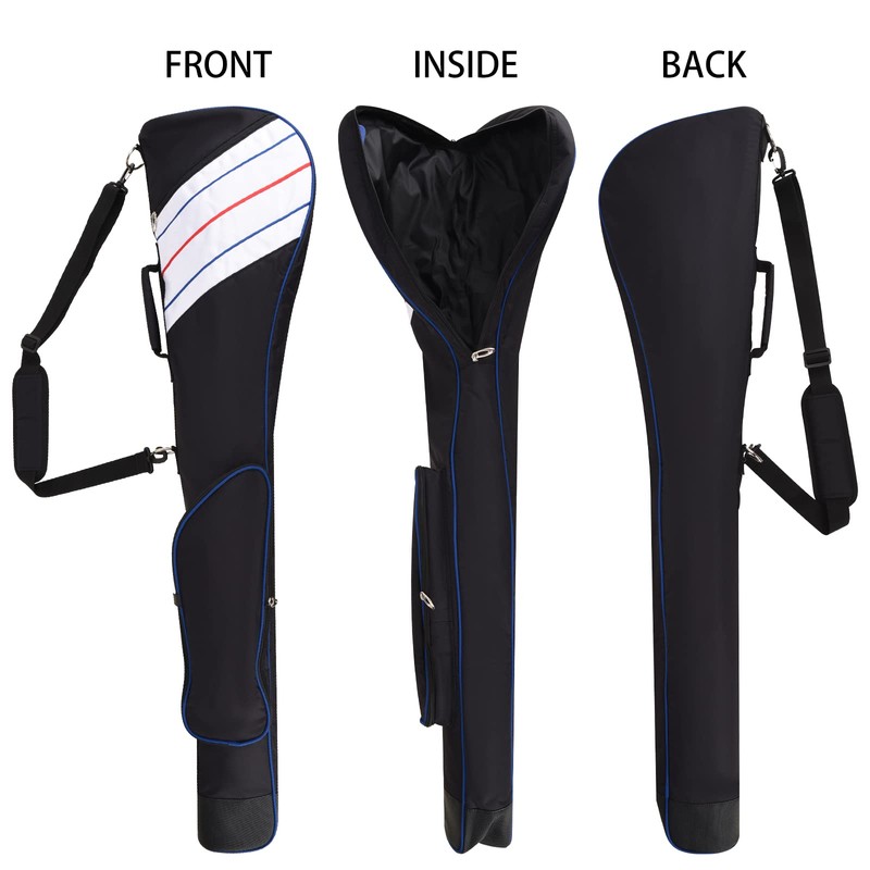 Big Teeth Travel Golf Bag Lightweight Sunday Golf Bag Golf