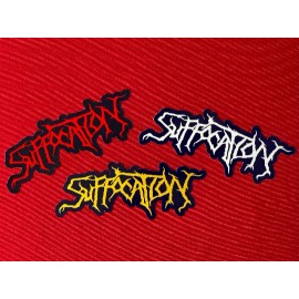 Tormentor Suffocation Vinyl Decal Layered Sticker Heavy Death Metal Band Logo Cryptopsy - Die Cut Glossy Vinyl, White