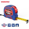 WORKPRO 7.5m 25mm Plastic Tape with Lower Lock 13 x