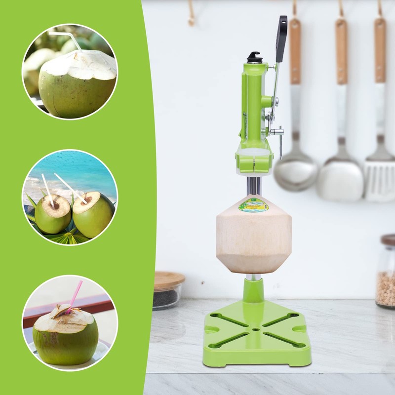 Manual Vertical Coconut Opener Tool for Fresh Green Young Coconut