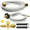 Propane Brass 4 Port Tee Kit Propane Brass Tee Adapter