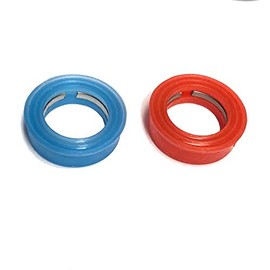 Set of 2 Strong Reinforced Silicon Gaskets Washers for Renovation Repair of 1/2" Quarter Turn Tap Cartridges Valves