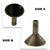 50PCS Metal Backflow Incense Sticks Holder Small Funnel Shape Incense