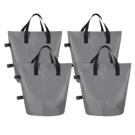 PATIKIL Canopy Weight Sand Bags, 4 Pack 110 Lbs Total Extra Large Weights Bags Waterproof Tent Leg Weights Sandbags for Outdoor Canopy Tent Sun Shelter Patio Ladder Gray (14x9")