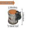 Black Bear Cub Climbing a Birch Pen Pencil Holder Cup-Cute