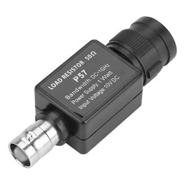 Vikye BNC Adapter, P57 50 Ohm Black BNC to BNC Female 50KY Q9 Adapter Connector Accessories for Measuring Resistors