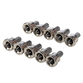 Dapetz ® Drywall Magnetic Locating Screwdriver Bit PH2 Plasterboard Screw Dimpler Bits Hex Shank with Depth Stop Chrome Vanadium Steel Pack of 10