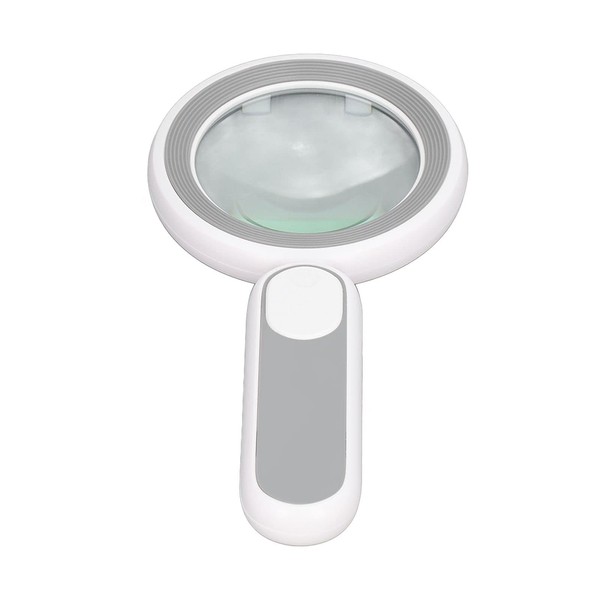 Garosa Magnifying Glass with 21 LED Lights 20X Handheld Magnifying