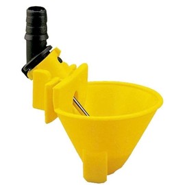 Suinga Abbeveratoio automatico per galline e perdici | Confezione da 5 abbeveratoi con collegamento a serbatoio d'acqua | Consente il fissaggio nella gabbia | Indicato per pollame, polli, anatre e