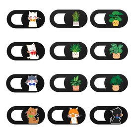 COACOM 12-piece camera protection cover, camera shutter, data protection cover of the camera can be used for mobile phones, laptops and tablets.