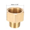 sourcing map Mounting Adaptor G1/4 External x G3/8 Inner Coupling
