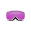 Giro 7144868 Cruise White WORDMARK Amber Pink Goggles, Asian Fit