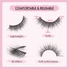 3D False Eyelashes Natural Look Artificial Eyelashes 5 Pairs Wispy
