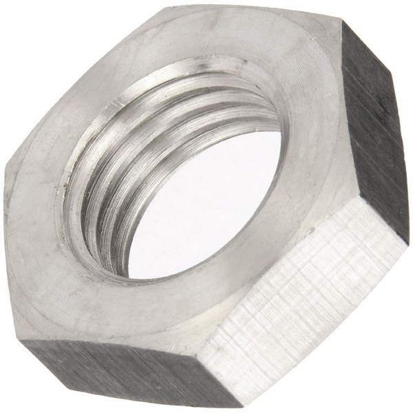 18-8 Stainless Steel Hex Nut, Plain Finish, DIN 934, Metric,