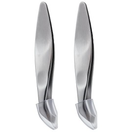 2 Pieces Mini Cuticle Cutter, Professional Cuticle Nippers Cuticle Scissors, Hangnail Clipper Cuticle Trimmer Tweezers, For Finger Toe Dead Skin Remove (round)