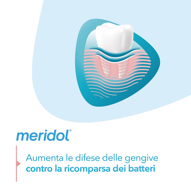 meridol Collutorio Protezione Gengive 400ml I Combatte il sanguinamento e