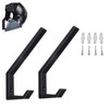Newyuan 2 Pieces Motorcycle Helmet Holder Hooks Jackets Bags Fabric