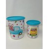 Tupperware One Touch Canister 2 Piece Set - NEW -