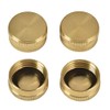 Sanpaint,3/4 Inch Garden Hose End Caps, Female End Cap, Brass