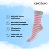 Celodoro Women's Cute Eco-Friendly Socks, Motif Socks made from Regenerative