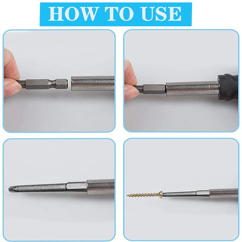 WANGR 11pcs Torx Screwdriver Bit Set T6-T40 1/4 Inch Hex