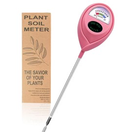 Soil Moisture Meter, Garden Plant Water Meter, Plants Moisture Meter, Lawn Soil Tester, Soil Water Gauge for Potted Plants, Plant Moisture Monitor No Battery Required Free Plant Watering Guide (1)