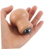 FOMIYES 2pcs Wood Handheld Facial Massager Roller with Ergonomic Natural