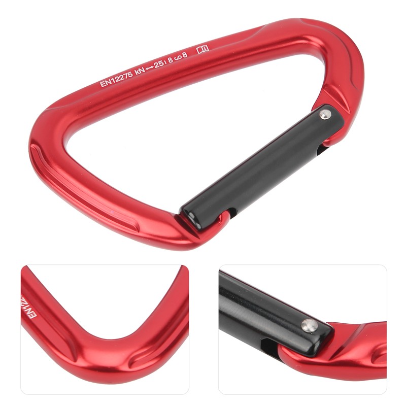Locking Carabiner Clip DRing Hook Safety Bearing Buckle for Climbing