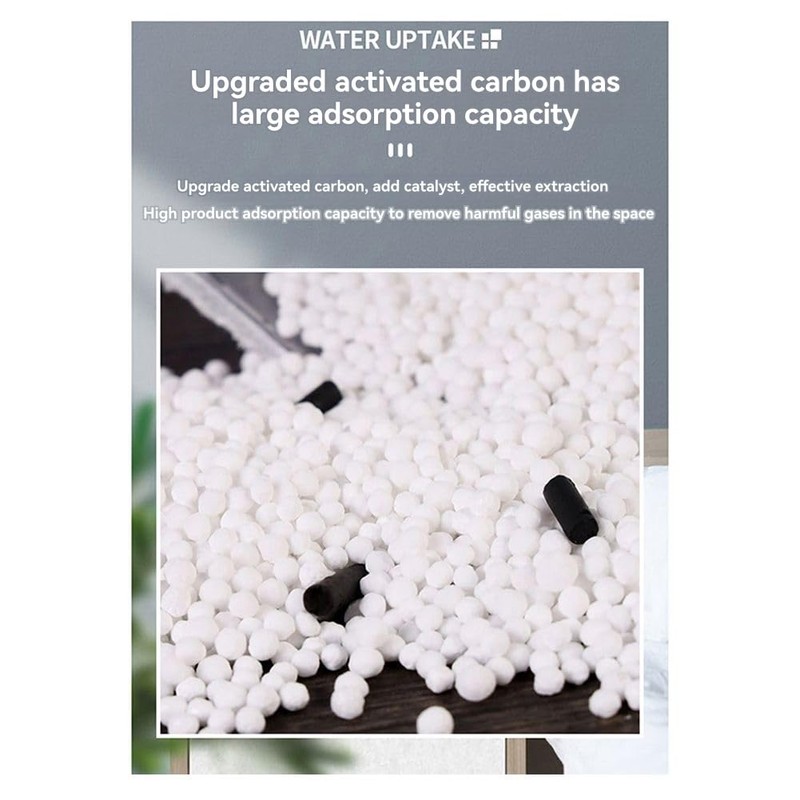 Snblzhef Dehumidifier Box Dehumidifier Activated Carbon Household Moisture-Proof Indoor Mold-Proof