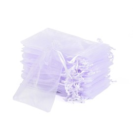 Tyhbelle Pack of 100 Organza Bags - 10 x 15 cm - Pretty Little Organza Bags (Multi-Coloured)