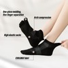 Viiotu 3 Pairs Toe Socks For Women Men,Coolmax Five Finger
