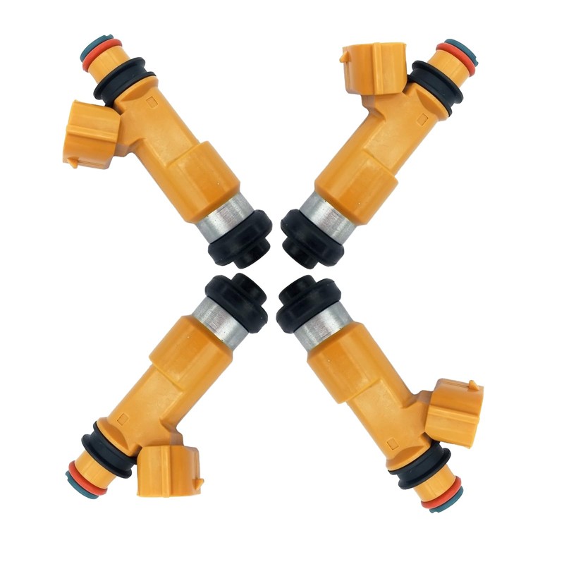 JESBEN 5VX-13761-00-00 4pcs Fuel Injectors 4 Holes Replacement for Yamaha