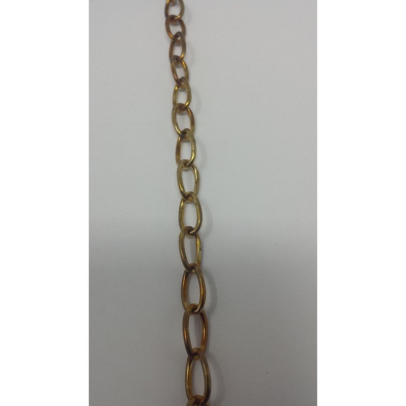 Polished Brass Oval Chain 13mm x 8mm Links Sold in