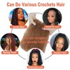 16 Inch Afro Kinky Curly Synthetic Hair Bulk 3 Packs