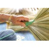 (2 Packs) Vietnamese Straw Brooms - 40" Indoor Brooms with