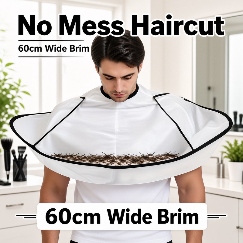 Hair Cutting Cape for Salon Styling – Lightweight Polyester Apron