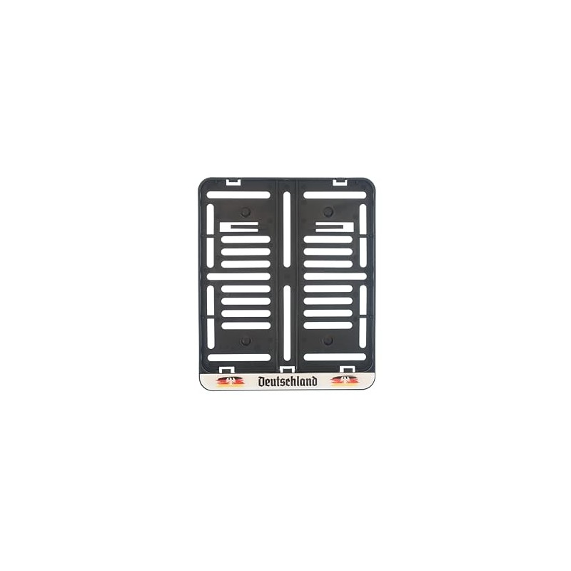1 x License Plate Holder with 3D Germany Flag Stripes